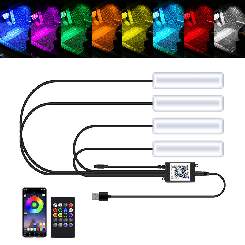 Smart Car Ambient Lighting | Fiber Optic LED with App Control