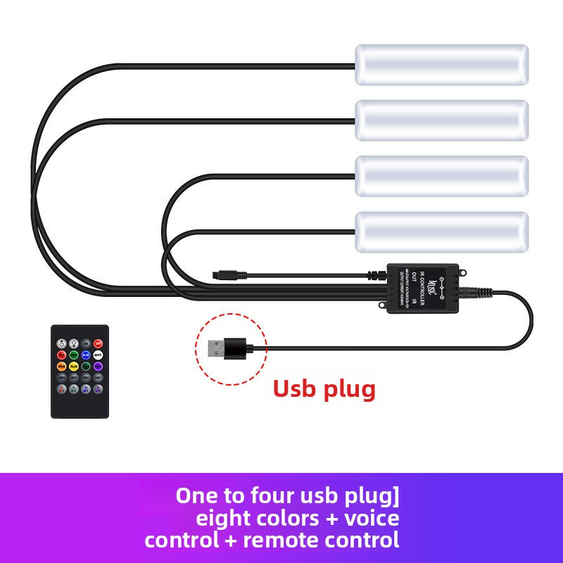 Smart Car Ambient Lighting | Fiber Optic LED with App Control